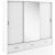 Mervyn garderobe - Hvit
