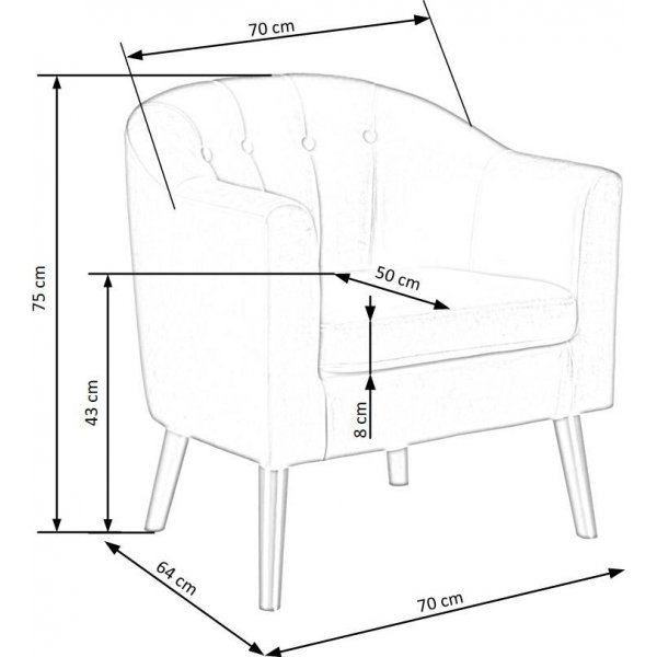 Aric lenestol - Mørk grønn/svart + Flekkfjerner for møbler Aric lenestol - Mørk grønn/svart + Flekkfjerner for møbler