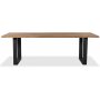 Forest Wave spisebord med U-ben - Brunoljet eik - 260 cm