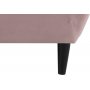 Felicia 2-seter sofa - Rosa (Flyel)