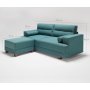 Oslo hjrnesofa - Turkis