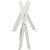 Wilma utegruppebord 65 x 65 cm inkl. 2 stk Knohult stoler - Hvit
