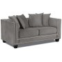 Temple Double Deco 2-seters sofa - Beige /silver nagler