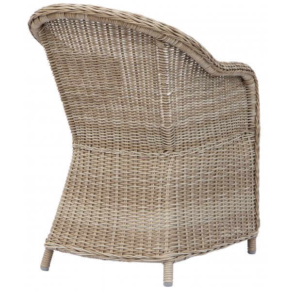 Spisegruppe med 6 stoler og spisebord 180 x 100 cm rotting - Menton/Merkur Spisegruppe med 6 stoler og spisebord 180 x 100 cm rotting - Menton/Merkur