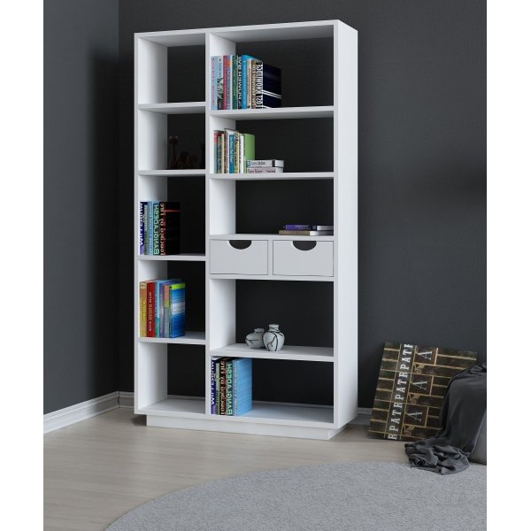 Luma bokhylle - Hvit Luma bokhylle - Hvit