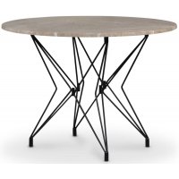 Zoo spisebord Ø105 cm - Svart / Beige Empradore Zoo spisebord Ø105 cm - Svart / Beige Empradore