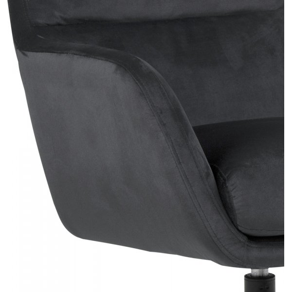 Trafford lenestol med fotskammel - Mørkegrå Trafford lenestol med fotskammel - Mørkegrå