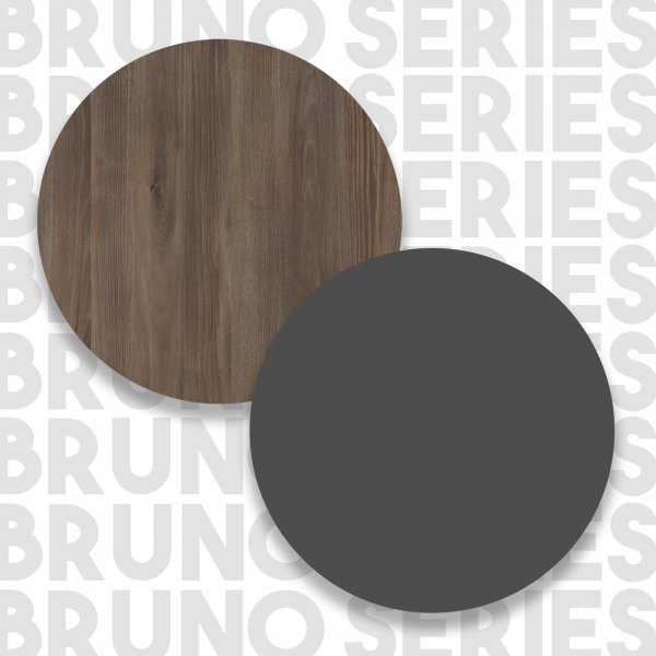 Bruno bokhylle - Brun/antrasitt Bruno bokhylle - Brun/antrasitt