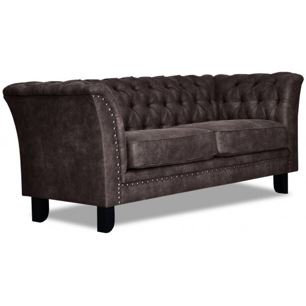 Chester Bridge 2-seters sofa - Vintage mørk brun Chester Bridge 2-seters sofa - Vintage mørk brun