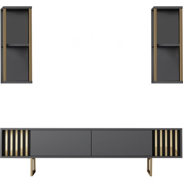 Erki TV-stativ - Antrasitt/svart Erki TV-stativ - Antrasitt/svart