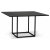 Sintorp spisebord, 120 cm - Svart/svart marmorimitasjon + Mbelpleiesett for tekstiler