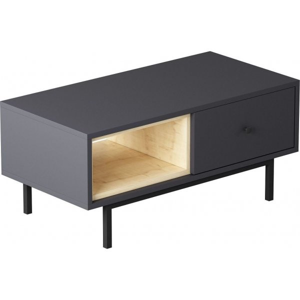 Naturel salongbord - Antrasitt Naturel salongbord - Antrasitt