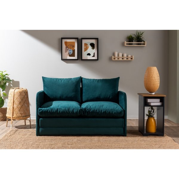 Saga 2-seters sovesofa - Petroleumsgrønn Saga 2-seters sovesofa - Petroleumsgrønn