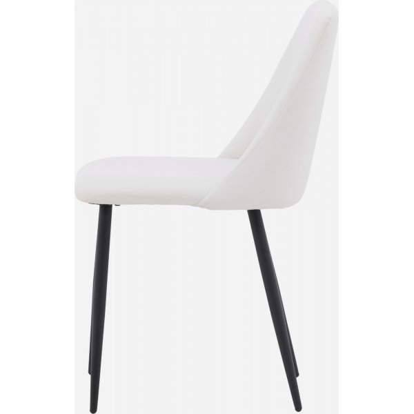 Natt spisestuestol - Hvit PU Natt spisestuestol - Hvit PU