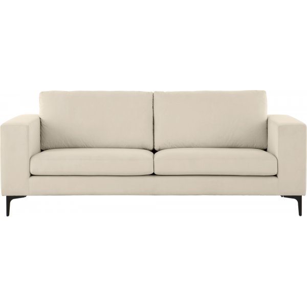 Aspen 3-seter sofa - Beige flyel + Flekkfjerner for mbler