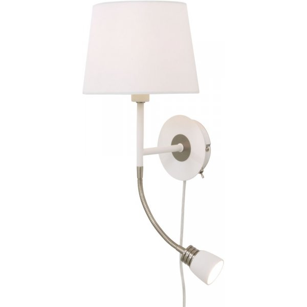 Vegglampe Eketorp - Hvit/stl