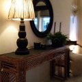 Kundebilde Hunge bordlampe - Messing/Betong