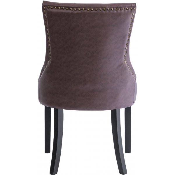 Tuva Eastport spisestol med nagler - Vintage PU Tuva Eastport spisestol med nagler - Vintage PU