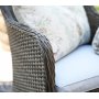 Mercury loungegruppe lenestoler med kvadratisk sidebord - Kunstrotting