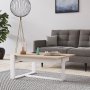 Bari salongbord 100 x 40 cm - Hvit/sonoma eik