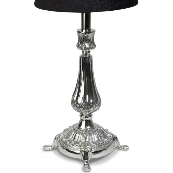 Saki lampefot H41 cm - Slv