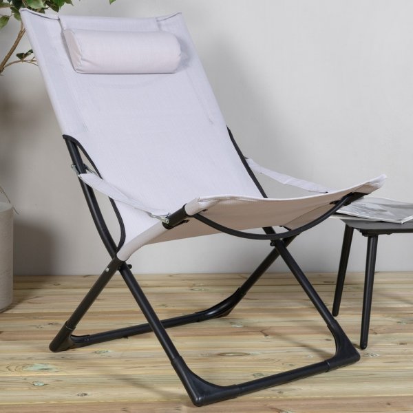 Sevilla solseng - Svart/Gr�