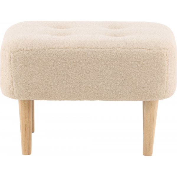 Salina puff - Hvit fleece