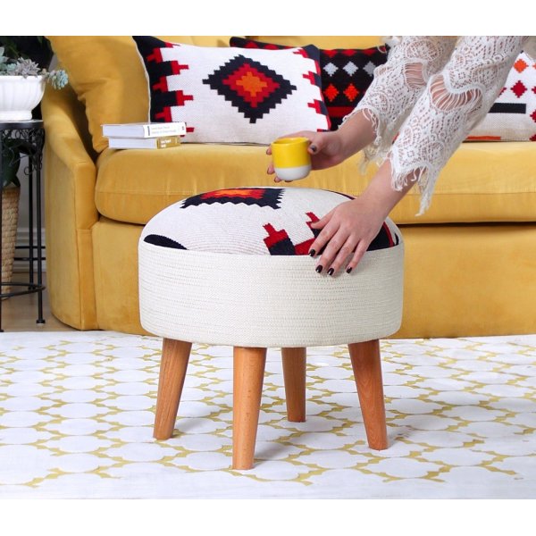 Gårdspuff - Flerfarget Gårdspuff - Flerfarget