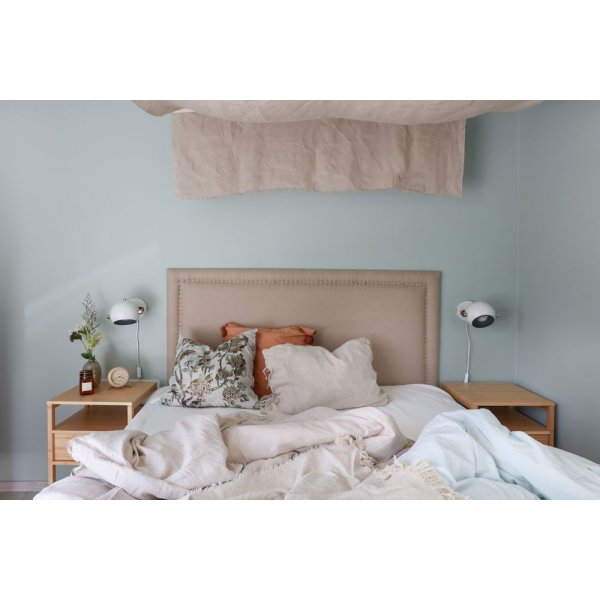 Vegglampe Bow - Hvit/brun/sølv Vegglampe Bow - Hvit/brun/sølv