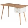 Balbina skrivebord - Furu/hvit
