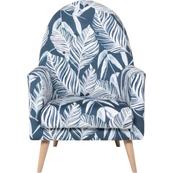 Emilly lenestol - Blå/hvit Emilly lenestol - Blå/hvit