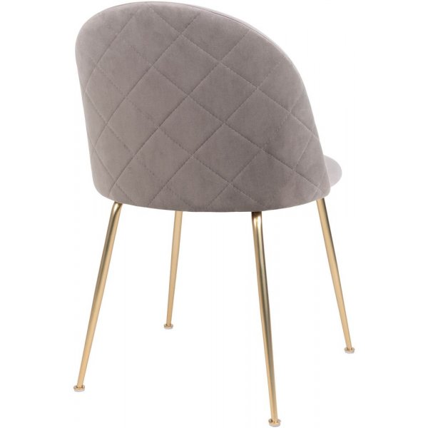 Spisestol i Genve - Gr/Messing