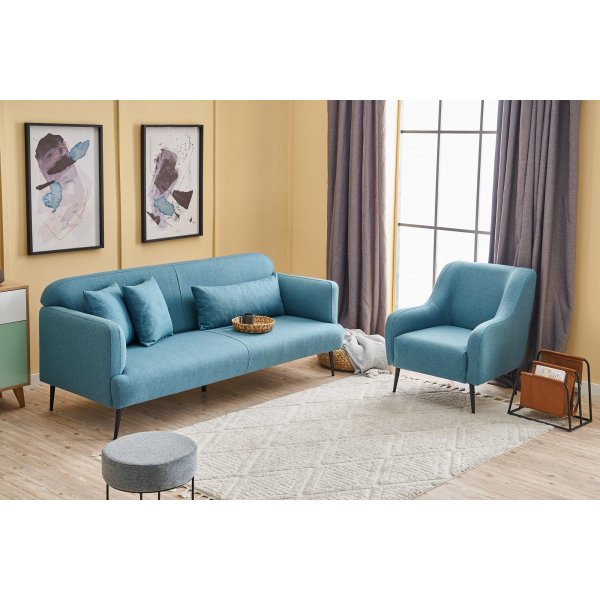 Revos 3-seters sofa - Turkis Revos 3-seters sofa - Turkis