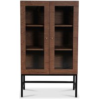Carl vitrineskap (Highboard) - Brunbeiset eik Carl vitrineskap (Highboard) - Brunbeiset eik