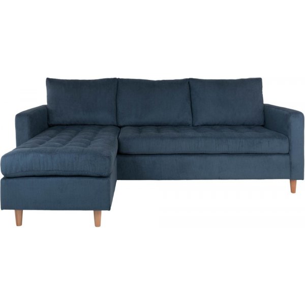 Firenze Divansofa - Blå/bøk Firenze Divansofa - Blå/bøk