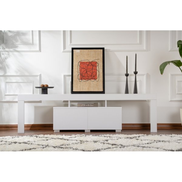 Enclave TV-stativ - Naturhvit Enclave TV-stativ - Naturhvit