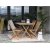 Nyhamn sammenleggbart spisebord 120 cm - Teak