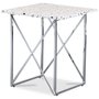 Terrazzo sidebord 50x50 cm - Terrazzo Cosmos & underdel palladium i krom
