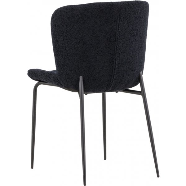 Modesto spisestuestol - Sort teddy Modesto spisestuestol - Sort teddy