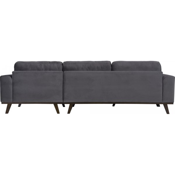 Ranger divansofa høyre - Muldvarpfarget fløyel + Flekkfjerner for møbler Ranger divansofa høyre - Muldvarpfarget fløyel + Flekkfjerner for møbler