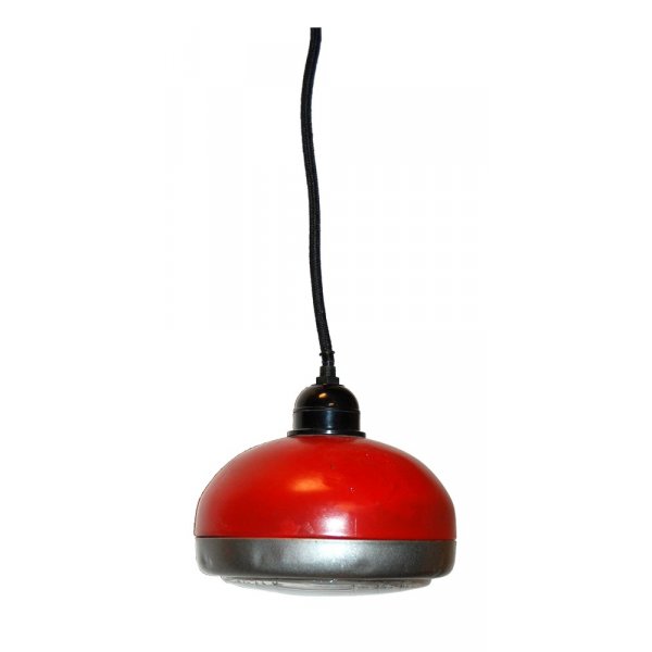 Larvik taklampe traktorlampe - Vintage rød Larvik taklampe traktorlampe - Vintage rød