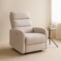 Elektrisk lenestol med hvilestol - Lys beige