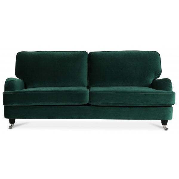 Kvarsebro Howard 3-seter sofa - Grønn (Fløyel) Kvarsebro Howard 3-seter sofa - Grønn (Fløyel)