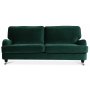 Kvarsebro Howard 3-seter sofa - Grnn (Flyel)