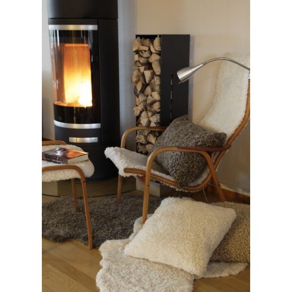 Krøllete putetrekk saueskinn Sahara Krøllete putetrekk saueskinn Sahara