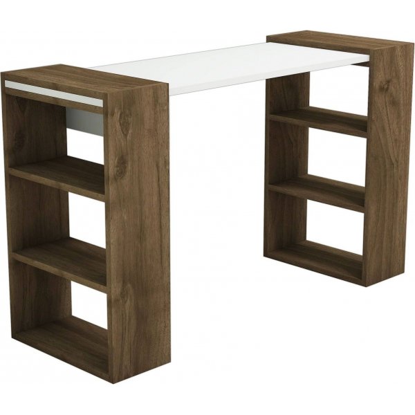 Handy skrivebord - Valn�tt/hvit