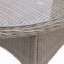 Spisegruppe med 6 stoler og spisebord 180 x 100 cm svart/naturfarget - Menton/Pino