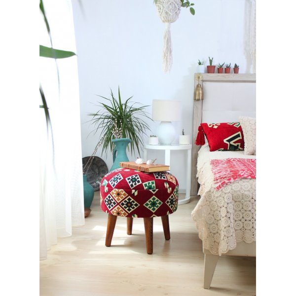 Melik puff 2 - Flerfarget Melik puff 2 - Flerfarget