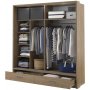 Mervyn garderobe - Shetland eik