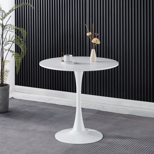 Astrid rundt spisebord Ø80 cm - Hvit Astrid rundt spisebord Ø80 cm - Hvit